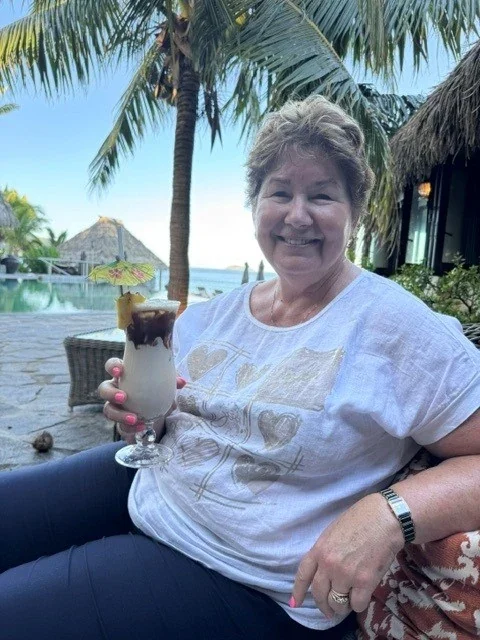 Carolyn Hedley at Six Senses Fiji