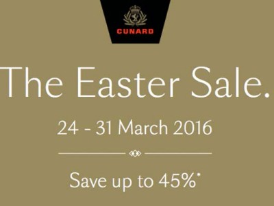 Cunard Easter Sale